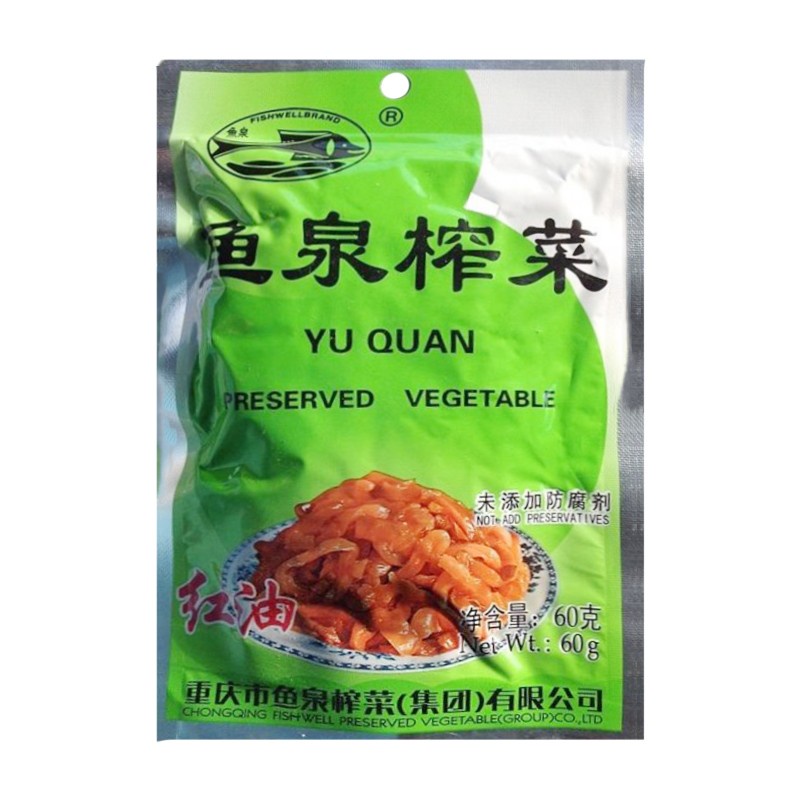 鱼泉红油榨菜 60g